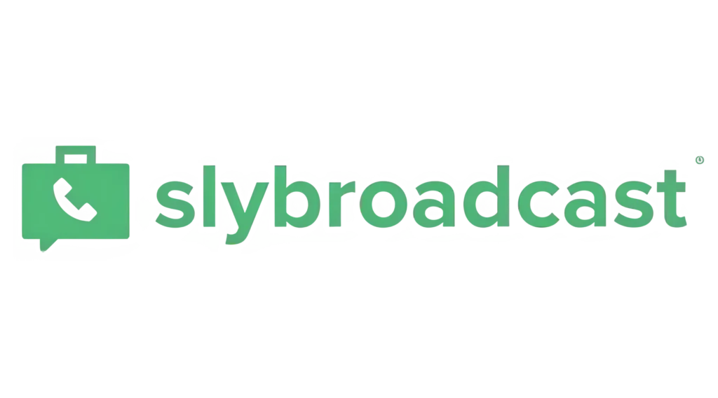 Slybroadcast logo with phone icon