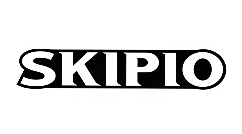 Text logo of SKIPIO