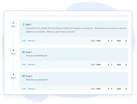 Message scheduling interface with reminders